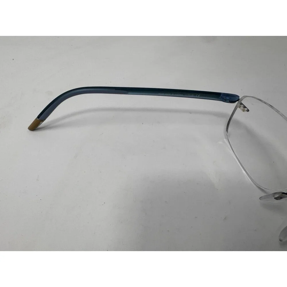 Silhouette 5379 6056 Blue Rimless Eyeglass Frames 40-17-130 Austria Authentic